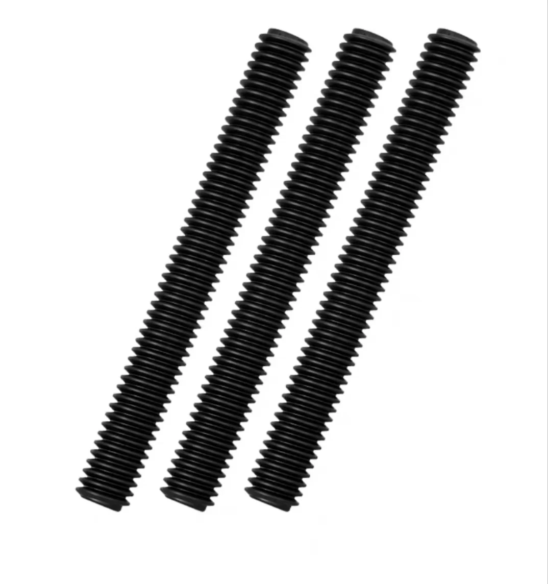 M10 Steel Hex Head Zinc Plated ISO/DIN Standard Carbon Steel Industrial Use Available 25mm/50mm/150mm Lengths Full Thread Stud