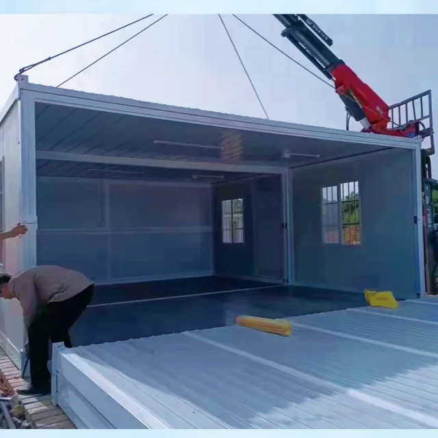 new design good price 20ft 40ft panel prefab  luxury 3 stackable modular portable home foldable container house