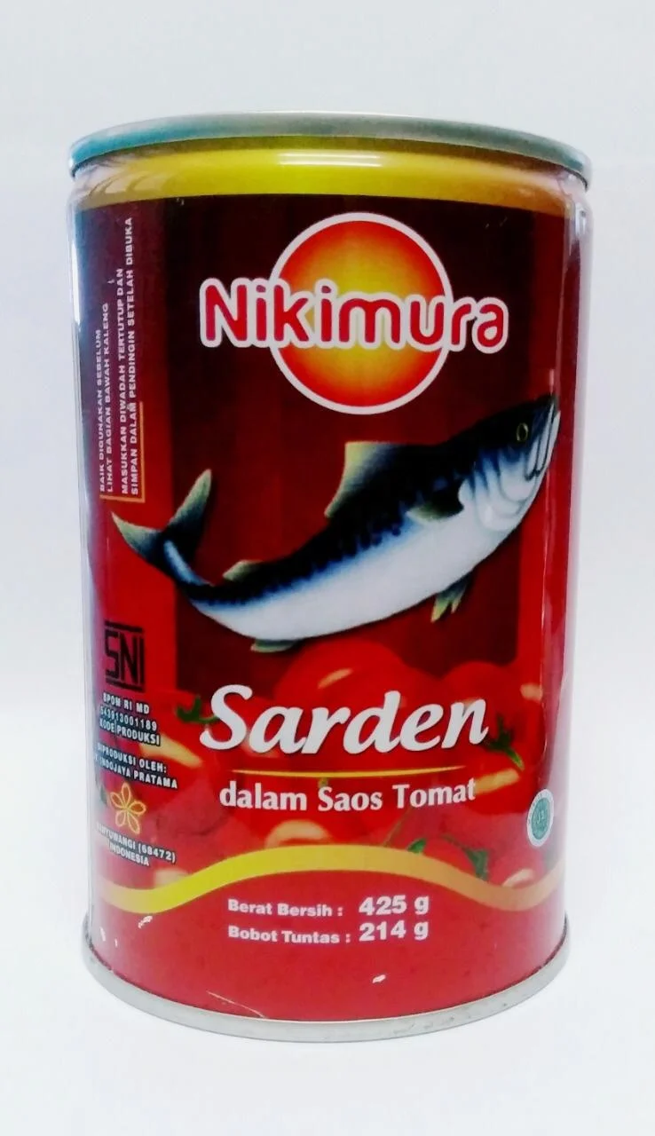 Canned Nikimura Sardine in Tomato Sauce 155g 425g