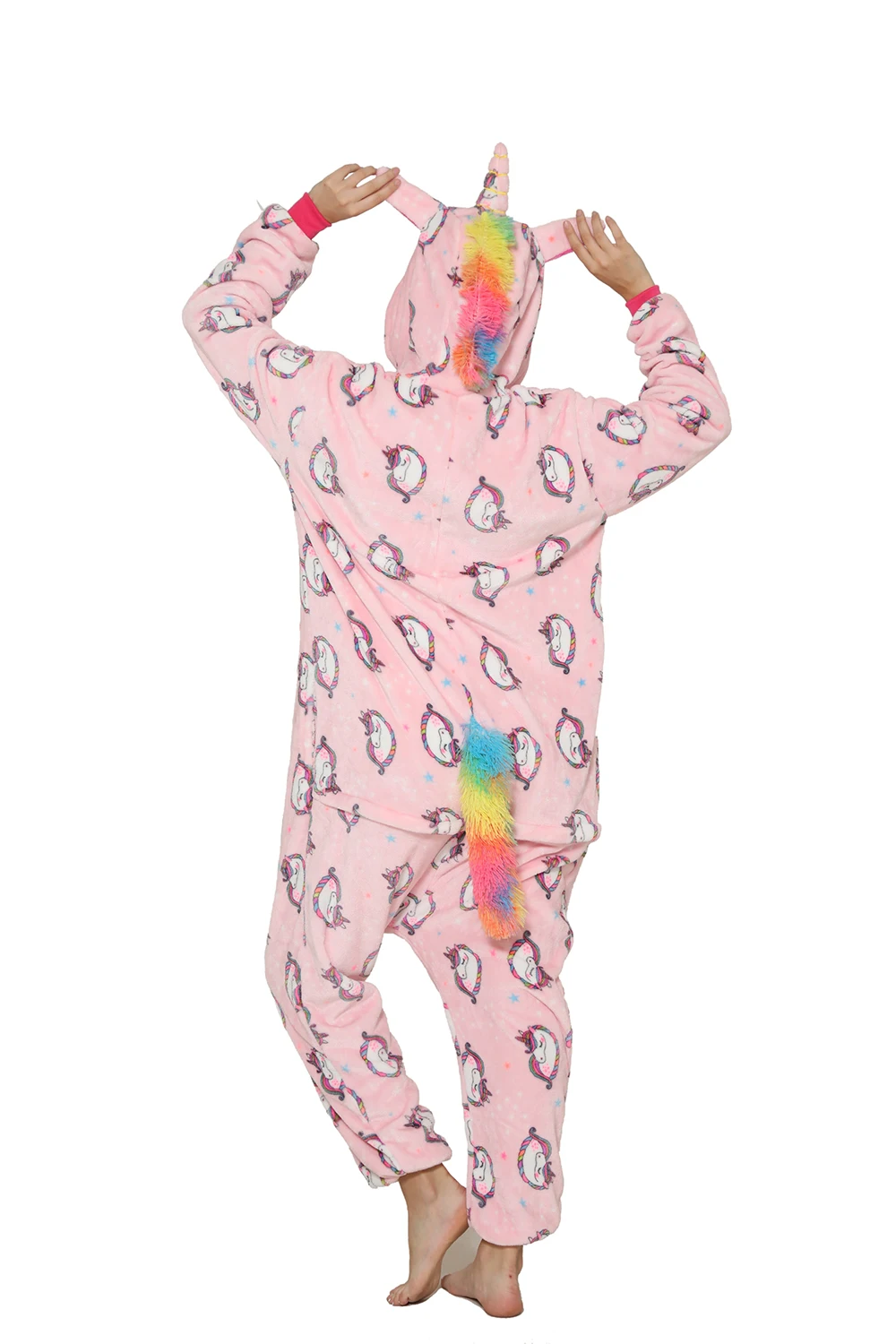 Wholesale Carnival Costume Pajamas Pink Unicorn Animal Halloween Costumes Cosplay Sleepwear Costume