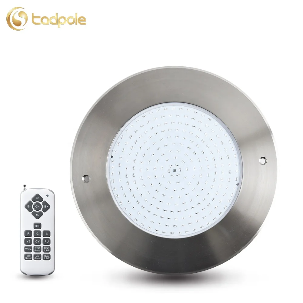 New-Designed Resin Filled Led Underwater Light 12V Stainless Steel Ip68 Waterproof Led Rgb Remote Control Swimming Pool Lights