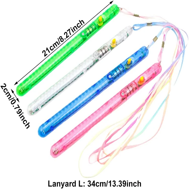 Flashing Wand LED Glow Light Up Stick Patrol Blinking Concert Party Favors Children Christmas Birthday Gifts