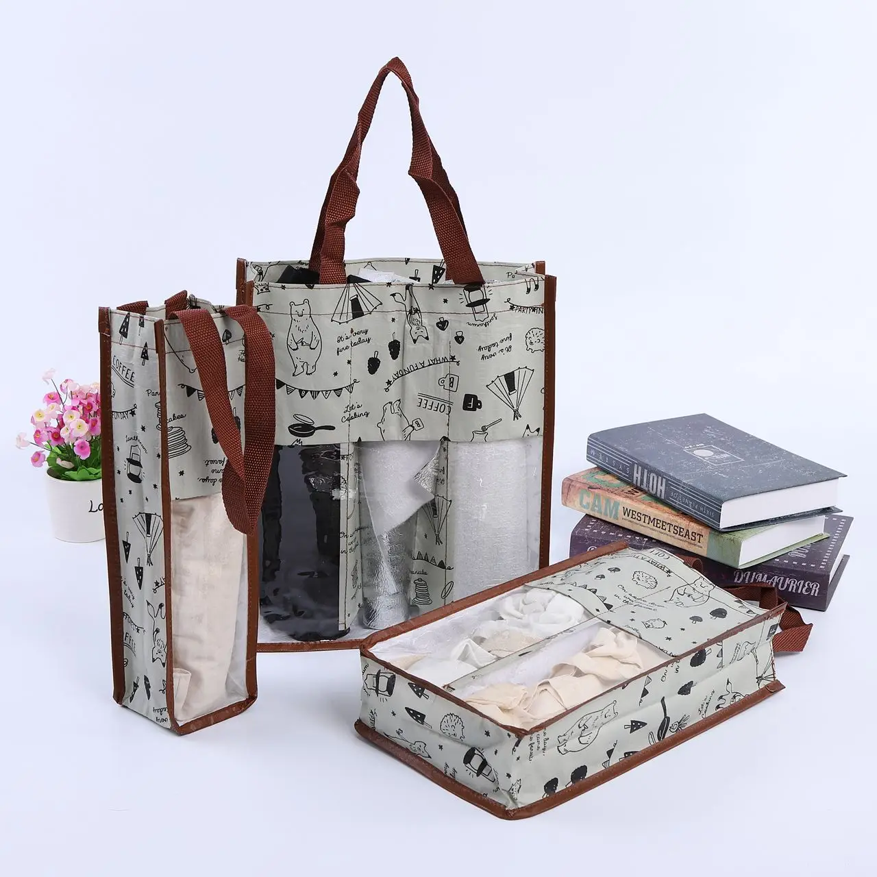 Factory supply Unique Accept Customized Shopping tote Bag Laminated PP Woven Bag