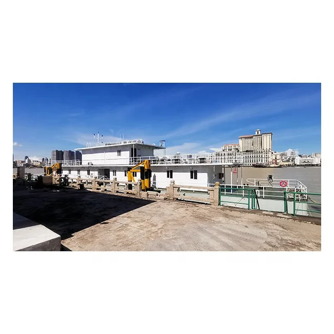 
48м Понтонный катер с круглым двухъярусная кровать для применения в судостроении, швартовые якорной стоянки Стальной дом лодка 