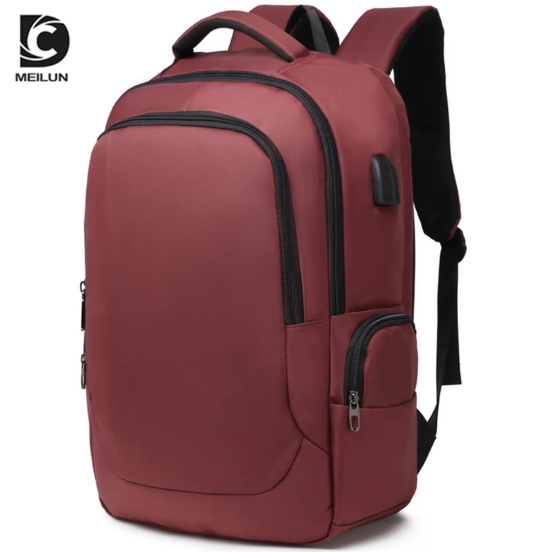 custom logo high quality anti-theft fashion canvas backpack with usb charging