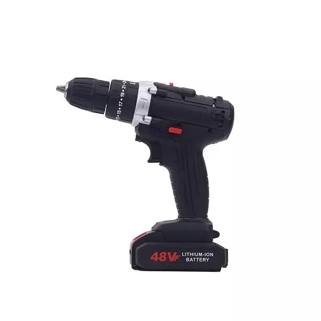 48V Electric Drill Machine Cordless Impact Power Drills