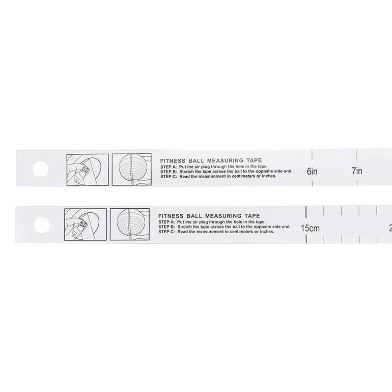 Wintape Custom 60inch Yoga Ball Disposable Paper Measuring Tape Ruler Single Use Yoga Ball Size Foldable Tape Measure in Paper