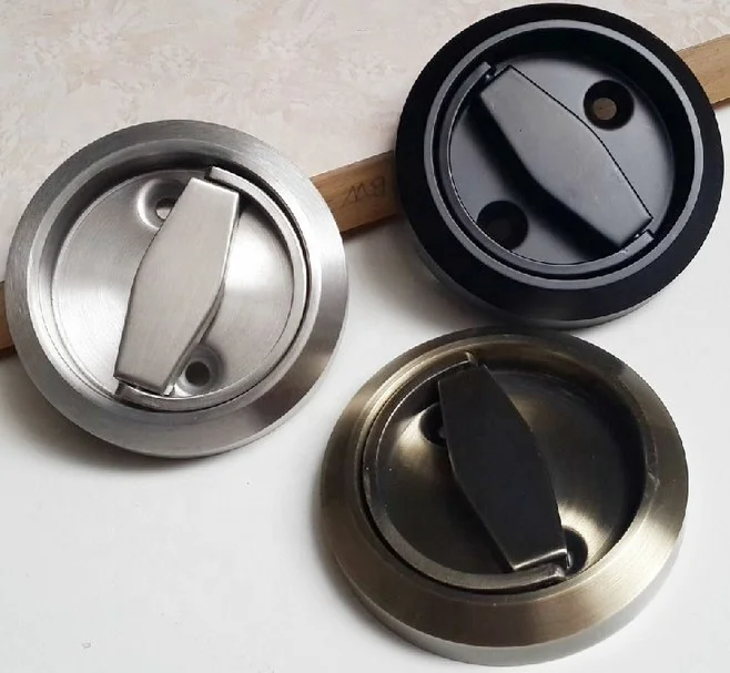 SINONE/stainless steel Round Flush Handle ring pull lever handles for door in different finish