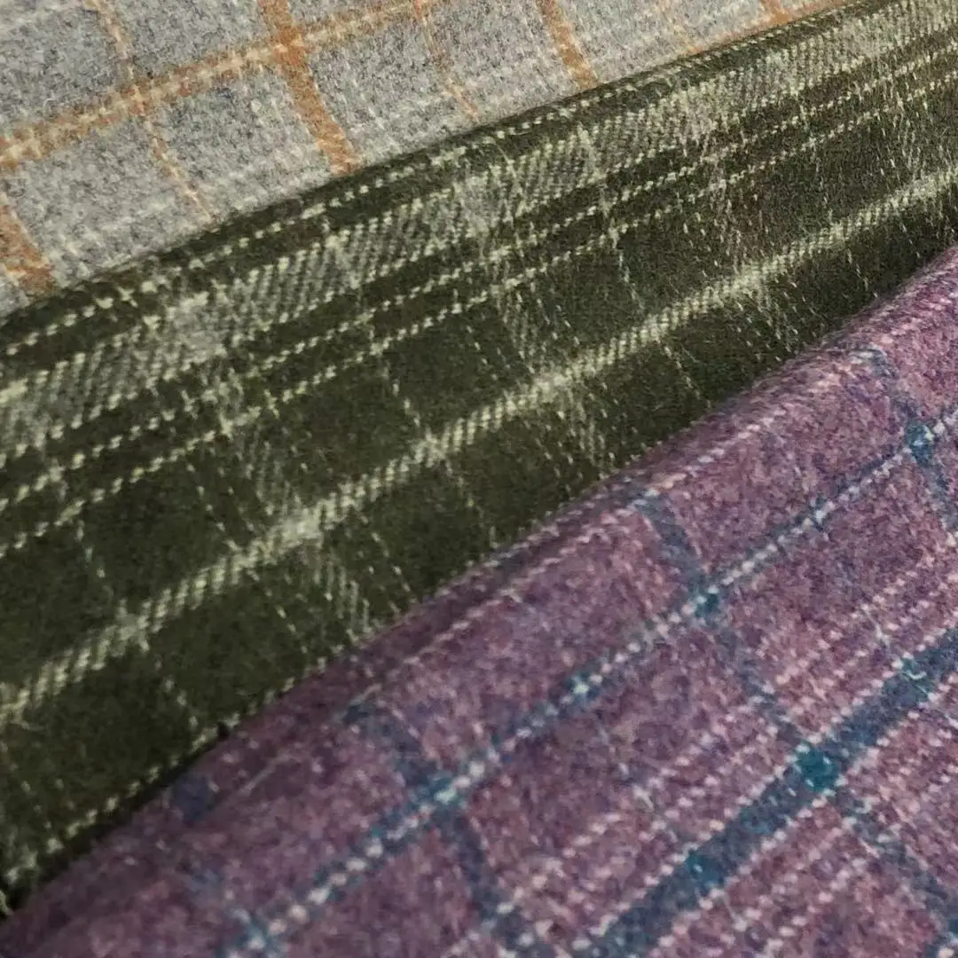 All season 50wool 400g/m  Melton tweed fabric  for woman suit and Home decoration fabric