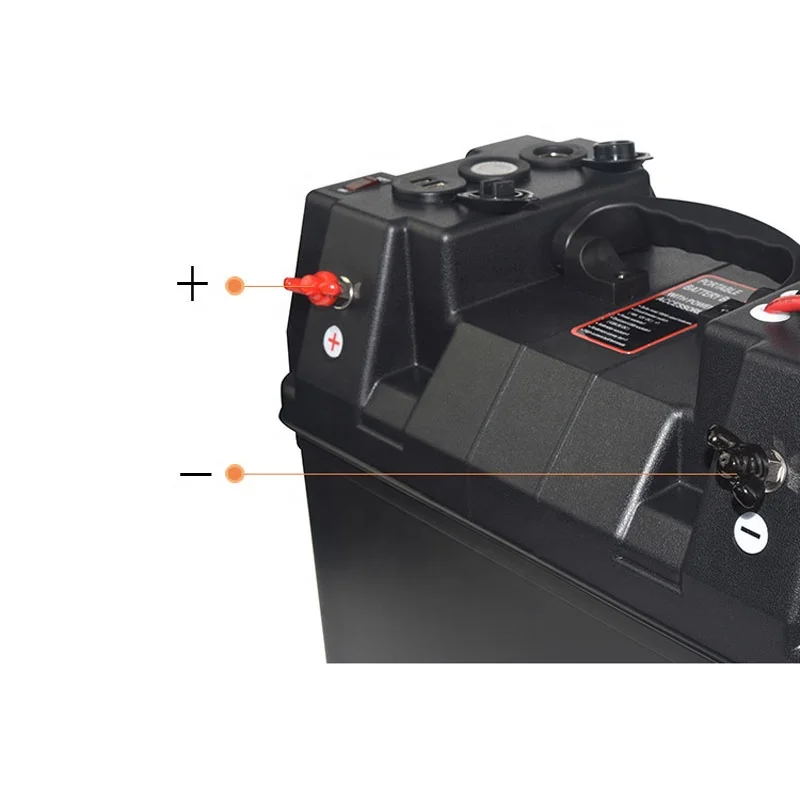 High Current Terminal 2 x USB Output 5.1V 4.8A RED Light LED Voltmeter Battery Box With Online Fuse Box