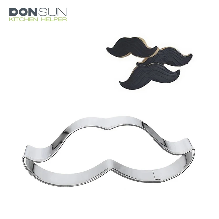 
Stainless steel colorful mustache Shape Cookie Cutter 