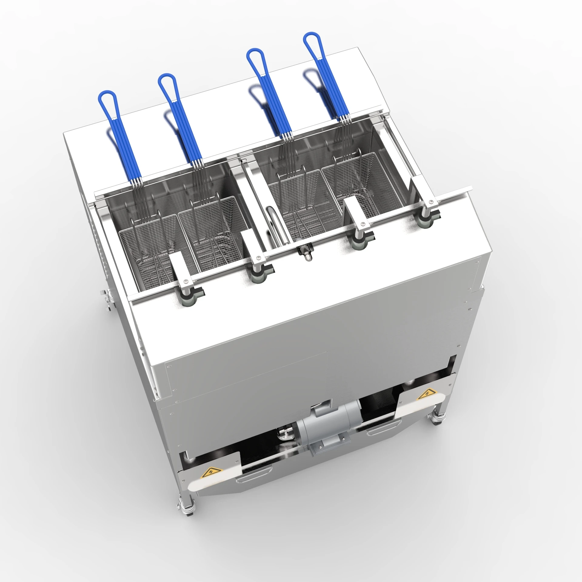 KFC fast food restaurant kitchen equipment Open Fryer Chicken Equipment 2*25L