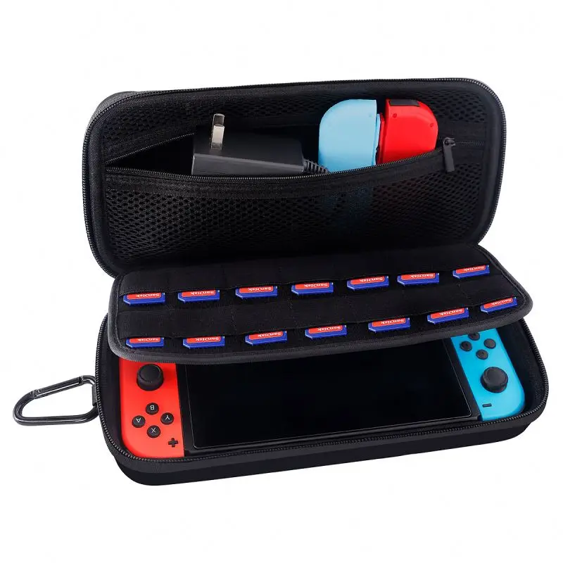 Multifunction game card storage case for nintendo switch stand