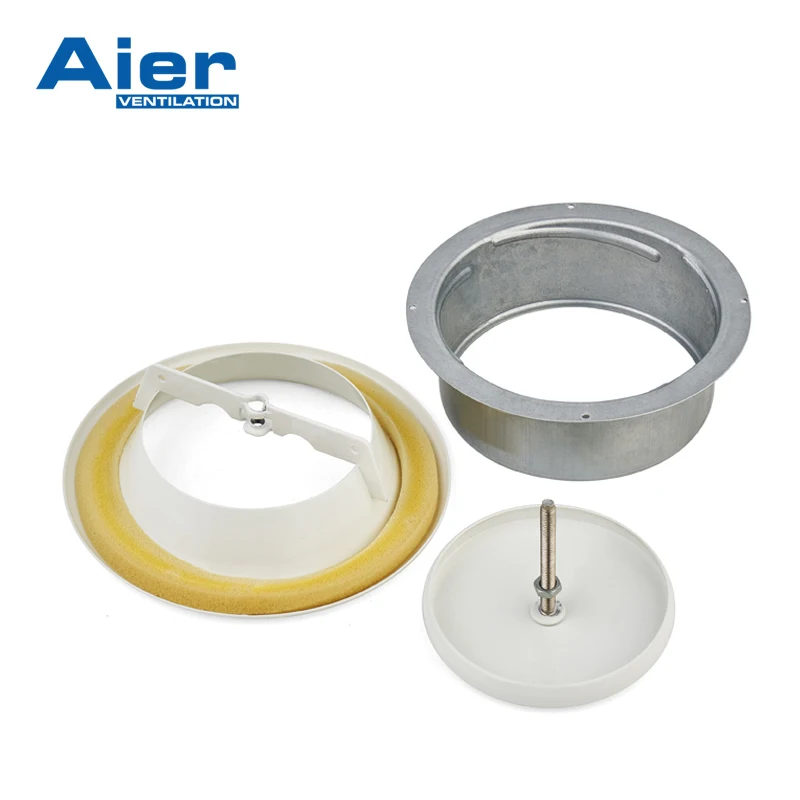 Return disc air exhaust valve, round fresh air valve, metal air vent valve