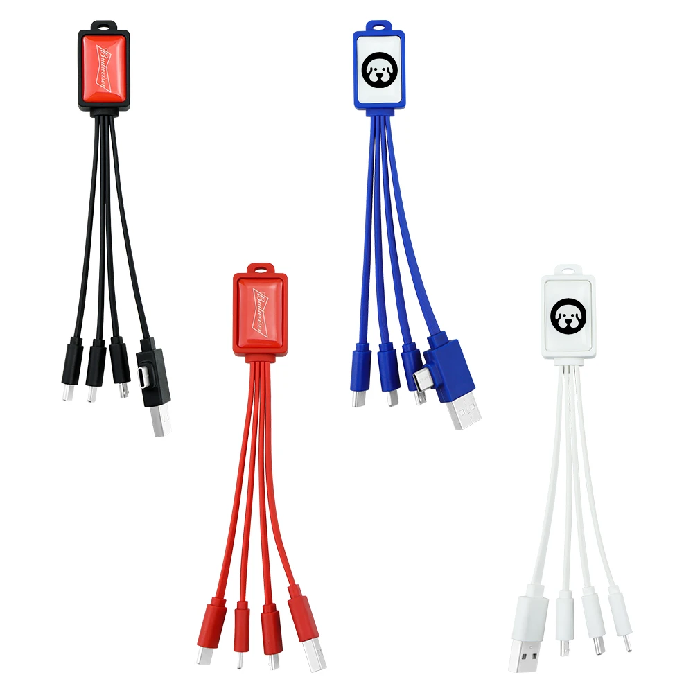 Рекламный Usb-гаджет для бизнеса 5 В/2А многофункциональный зарядный Usb-кабель 3 в 1 мужчин и женщин подарочные товары
