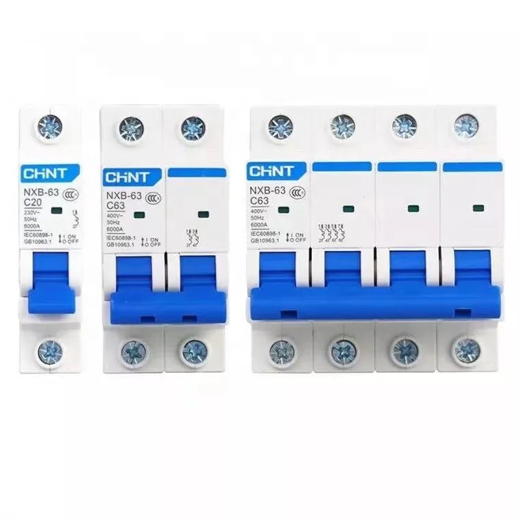  Горячая Распродажа CHNT NXB-63 series MCB 1A 2A 3A 4A 6A 10A 16A 20A 25A 32A 40A 50A 63A автоматические