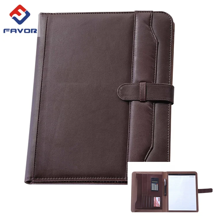 Кожаные тисненые чехлы-портфели размера a4