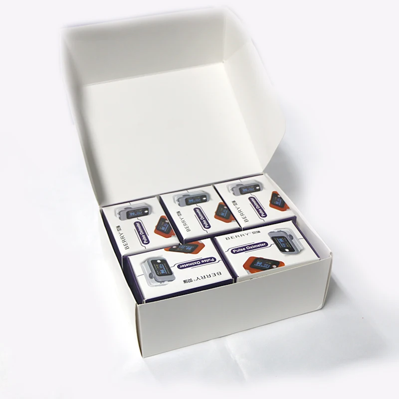 Model BM1000C Medical Standard Pulse Oximeter Electric Ce Blood Testing Equipments BERRY Digital LCD Display 2 Years,1 Year 50g