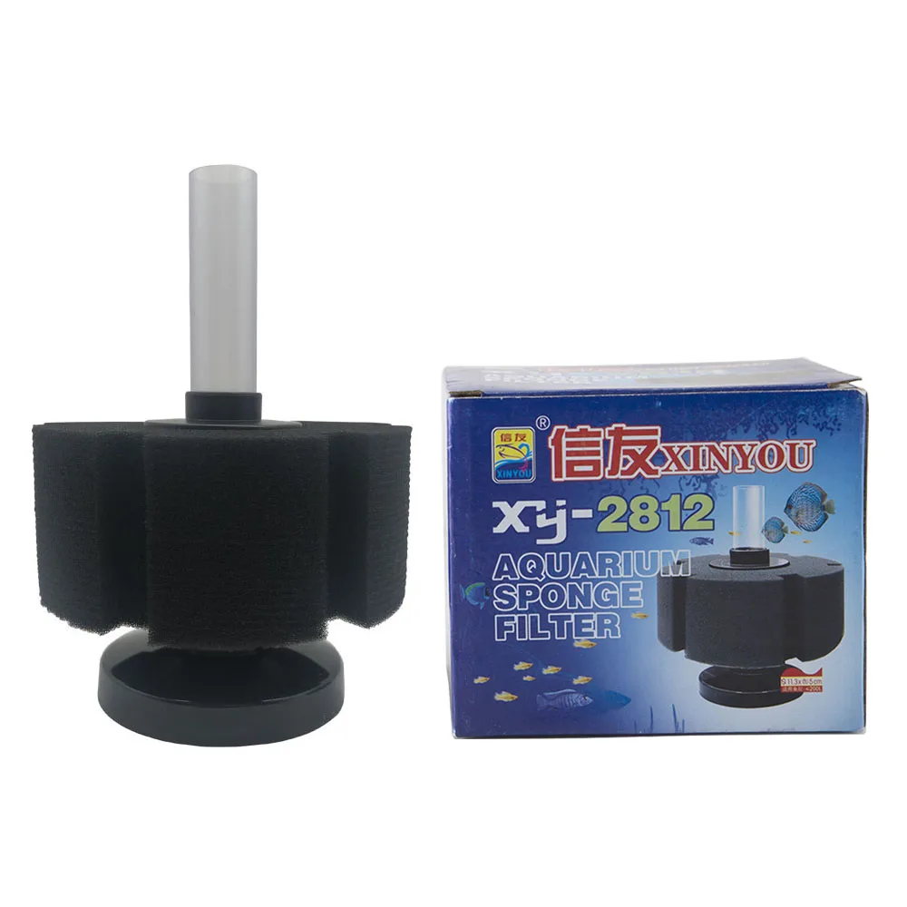 Aquarium Fish Tank Air Pump Biochemical Bio Practical Water Filter Sponge XY-2812
