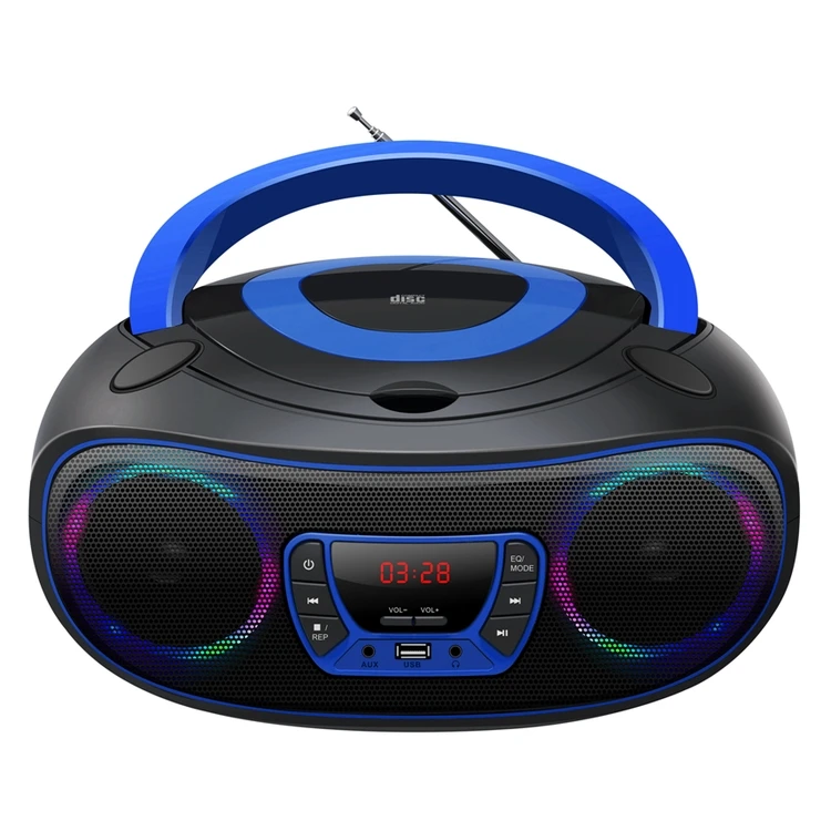  LONPOO new design portable CD boombox player with MP3 FM USB AUX