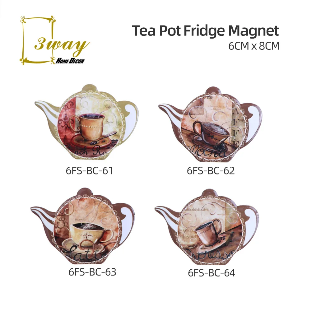 Tourism Souvenir Ceramic Fridge Magnet Sublimation magnets Clear Printing Textured Custom Wholesale Refrigerator Magnet