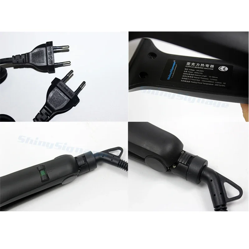 Sign-making Tool 1 Pair Hook Knife+12cm Tube Bender 220V Acrylic Hot Bending Machine Set