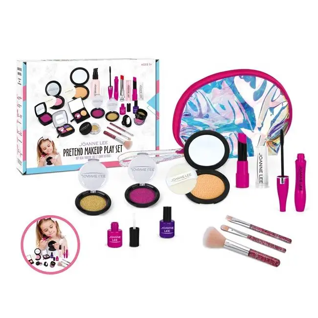 Hot Sale Kids Cosmetic Set Baby Girl Real Pretend Play Makeup Kit