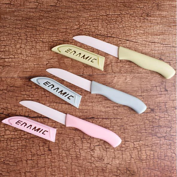 Ceramic Paring Knife and Peeler and Cutting Board for Vegetable