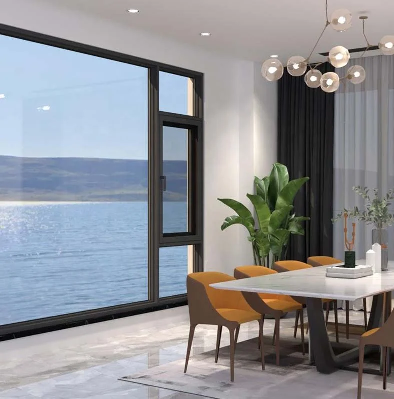 Design High Quality Interior Office Small Basement Pvc Profile Window And Door Upvc Sliding Windows