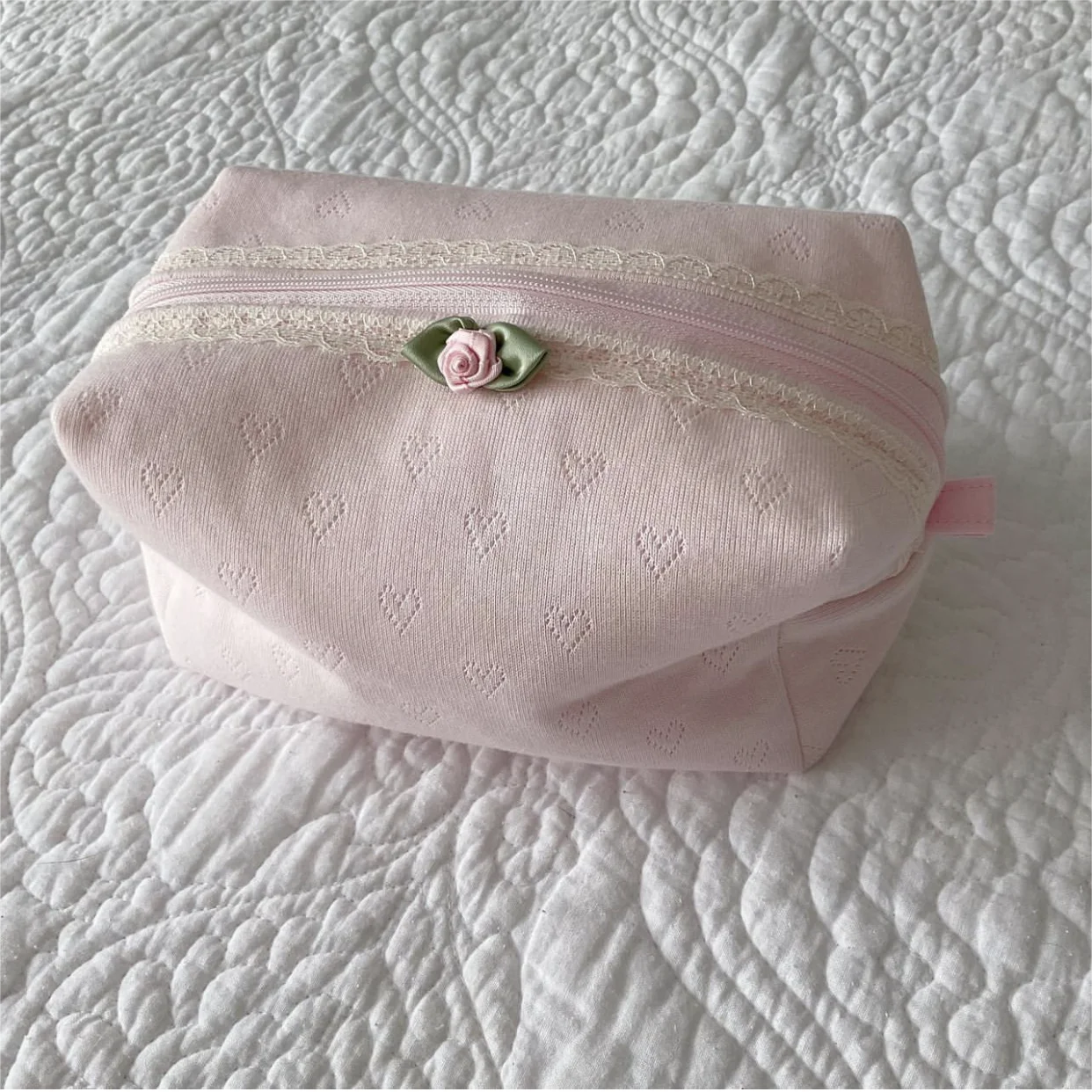 zhejiang flower toiletry price and quality travel beauty makeup brushes with carrying bag gift cosmetic for women wholesale cute