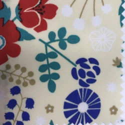 Хлопковая ткань с цветочным принтом для юбки платья для девочек