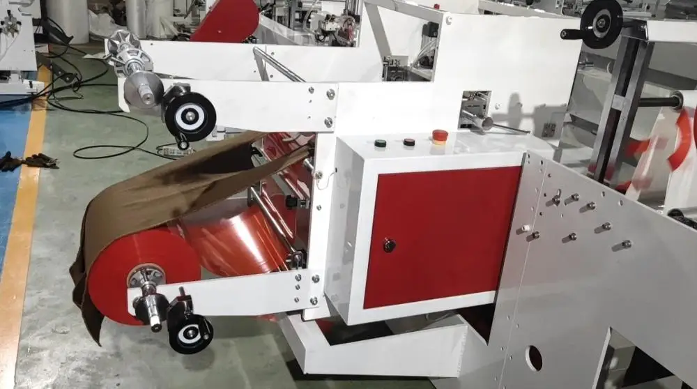 
Factory price high performance soft loop handle bag making machine 