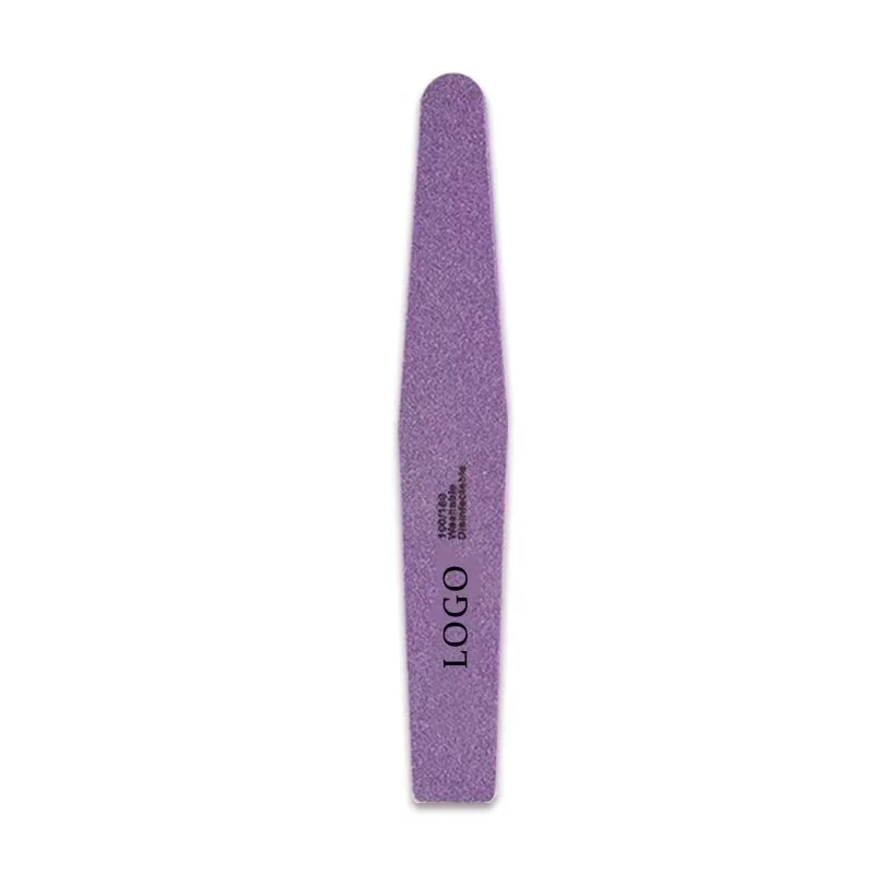 Hot Sale Double Side Nail File Professional Nail File 80/100/180 Double Side Custom Printed Logo Top Zebra Nail File