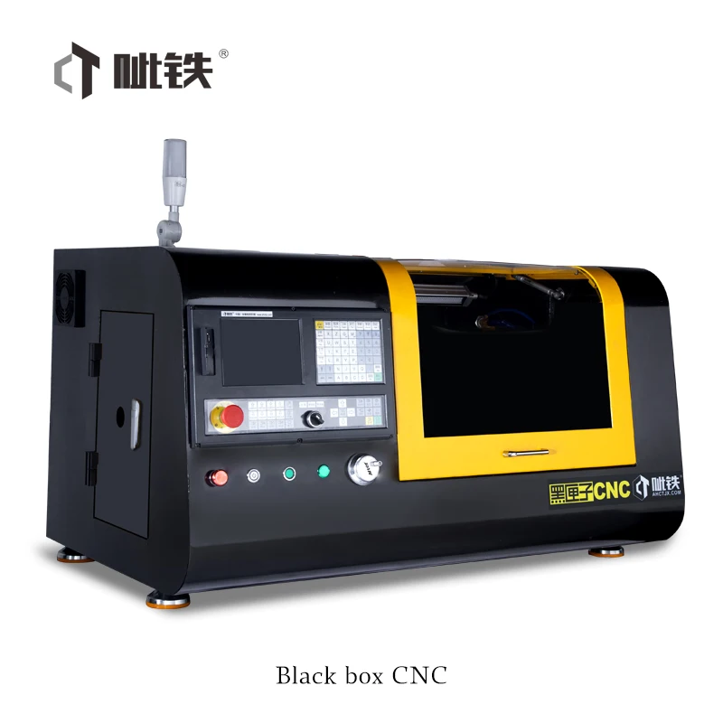 Box CNC Lathe Factory Sale Flat Bed Lathe Cnc Machine Torno Cnc High Precision Mini Lathe Black New Product 2020 Single Provided
