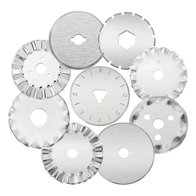 Factory Wholesale Quilting SKS 7 Round Cutter 45mm Rotary Cutter Blades Set