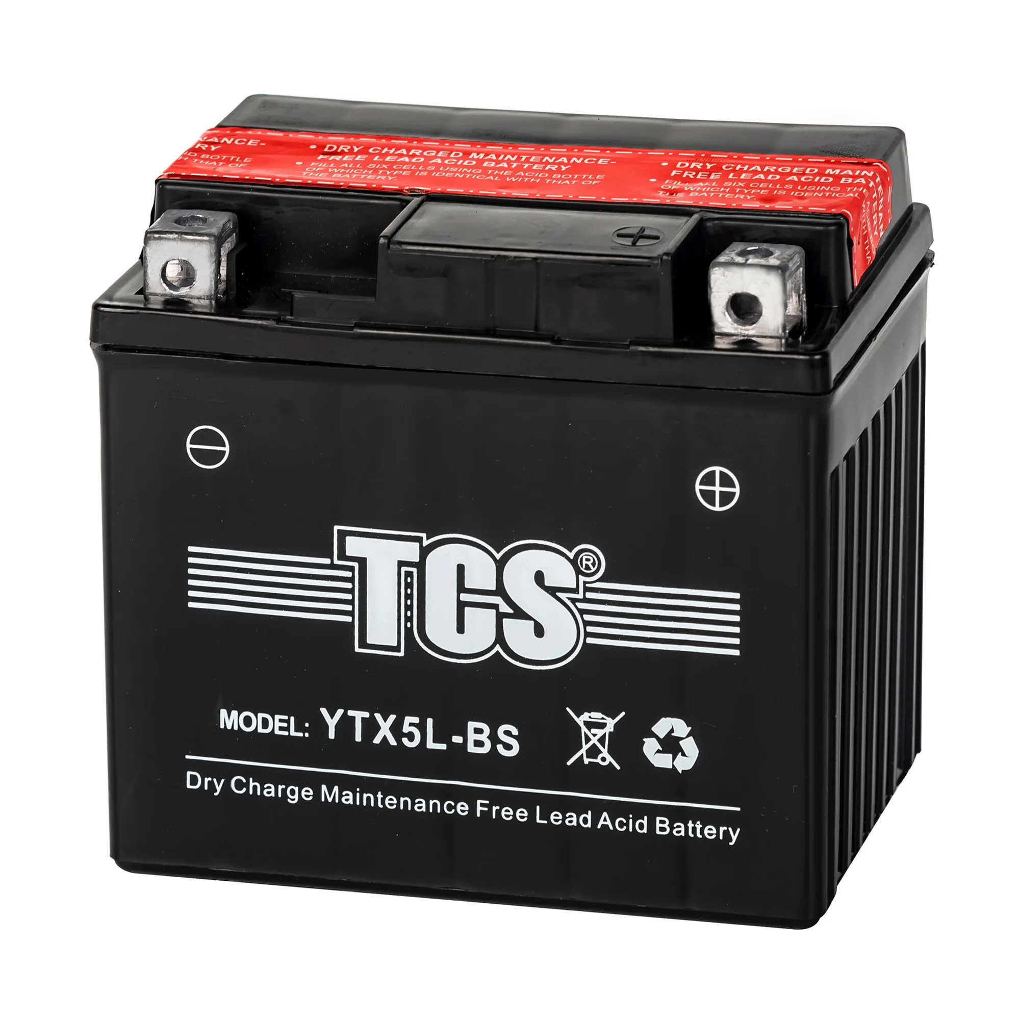 TCS hot sale 12v5AH motorcycle starting  battery