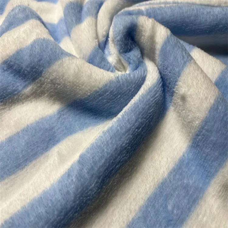 Thickened Leopard Printing Winter Warm Fleece for Sofa Couch Bed 100% Polyester Flannel Fabric