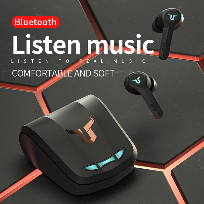 Original Factory GM8 TWS Gaming Earphone Wireless Bluetooth Headphones Noise Reduction Earbuds Waterproof Sport Headset