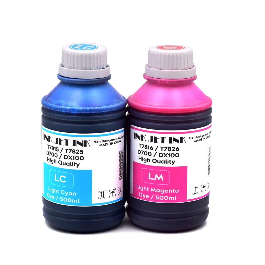 T7811-T7816 T7821-T7826 500ml D700 DX100 Inkjet Printer Dye Ink For Epson Surelab SL- D700 FUJI DX100 Printers