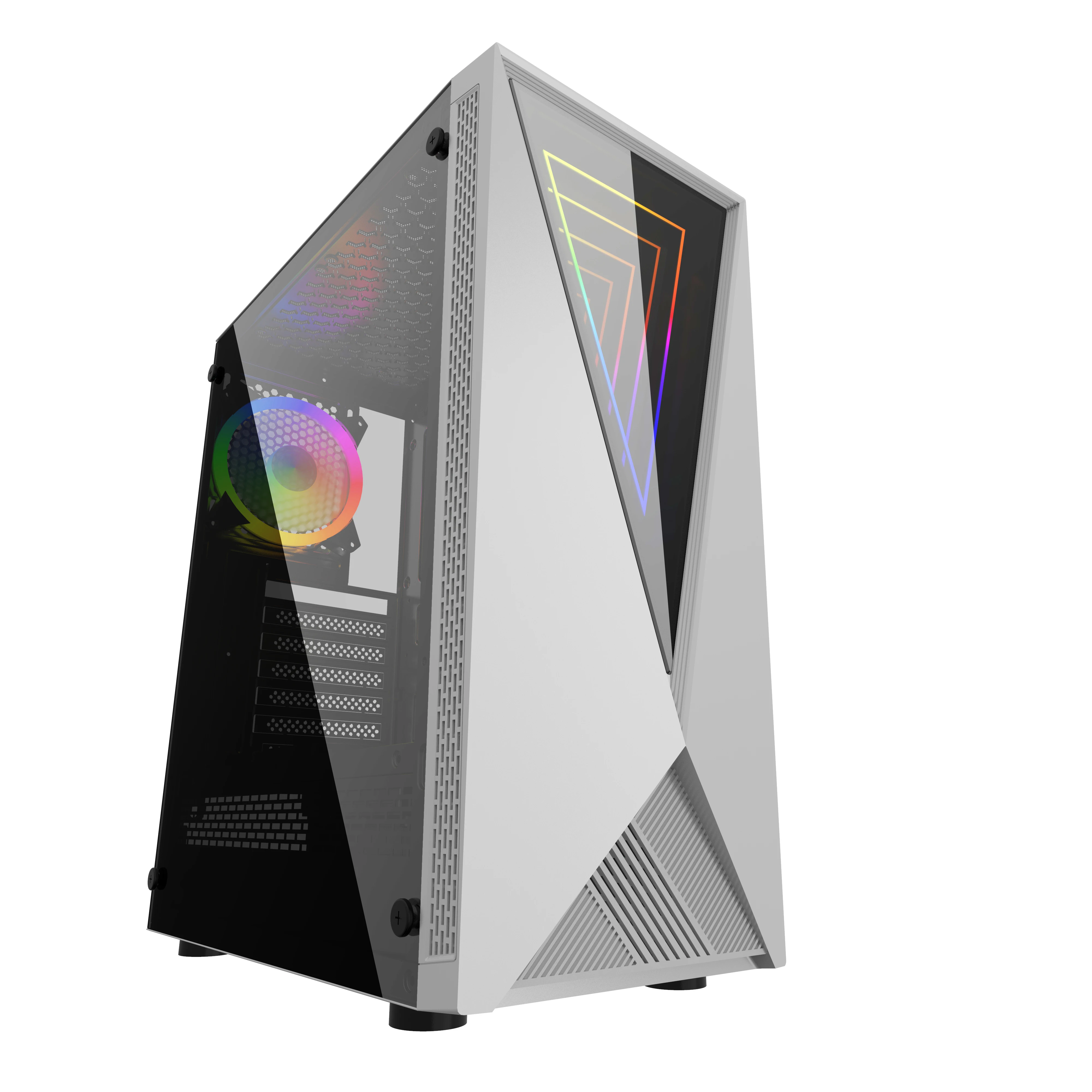  Высококачественный чехол для игрового компьютера со светодиодной лентой ATX RGB корпус ПК