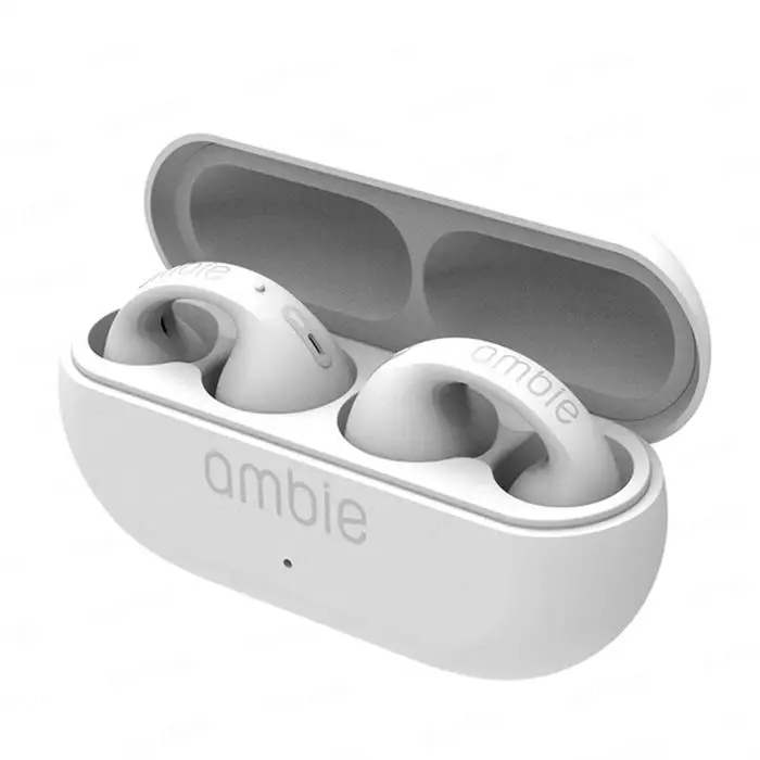 Bone conduction wireless earphones are painless and do not enter the ear, with an ultra long endurance earclip earphone