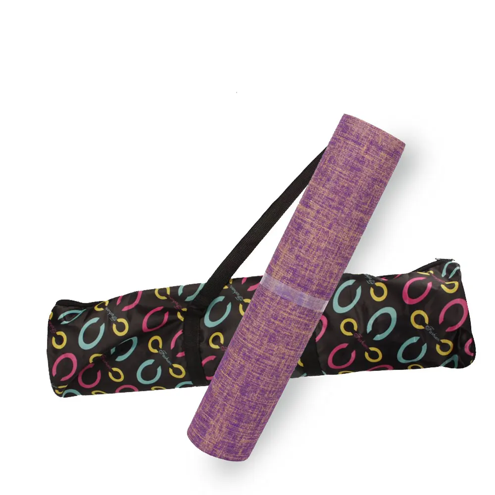 183*61 CM*5 MM Natural Jute Yoga Mat Pad Eco Friendly Reversible Hybrid Linen Yoga Mat Kit For Yoga Pilates Fitness Exercise