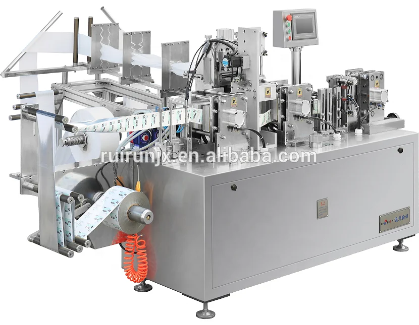 Full Automatic Single Piece Wet Tissue Machine, wet wipe making machine