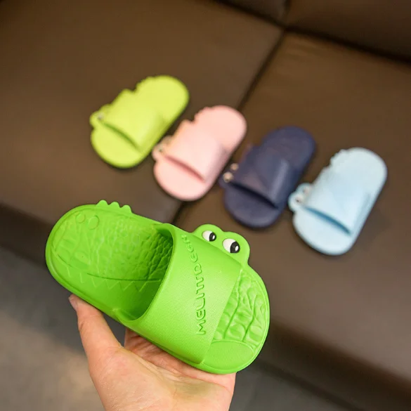 
Summer Fashion Household Cartoon Anti-slip Baby Bathroom EVA Slippers 