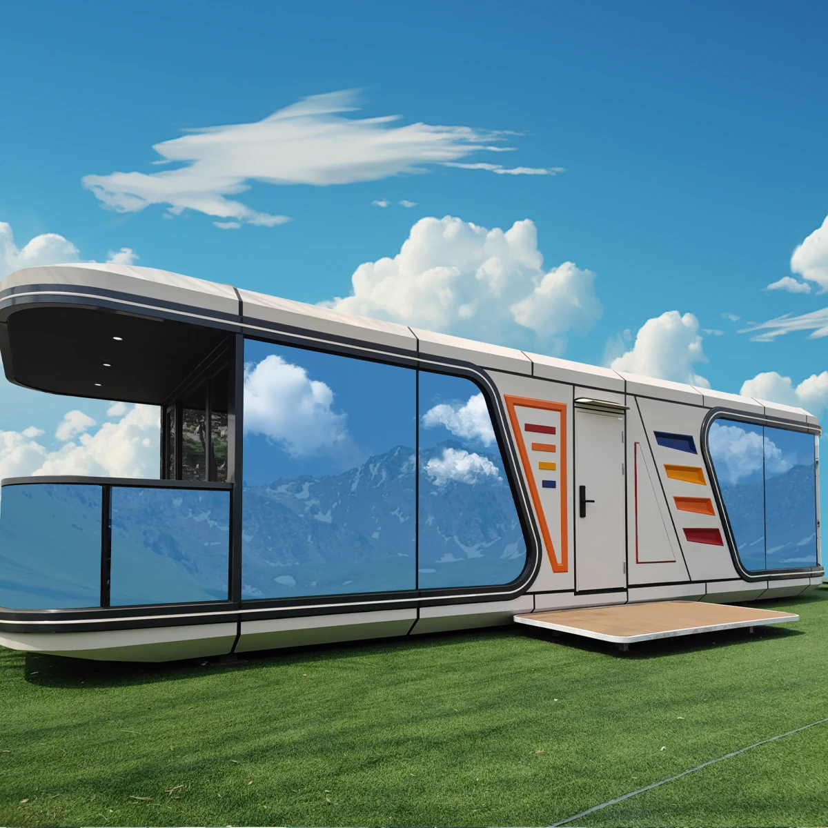space capsule house luxury capsule house 2 bedroom capsule for hotel