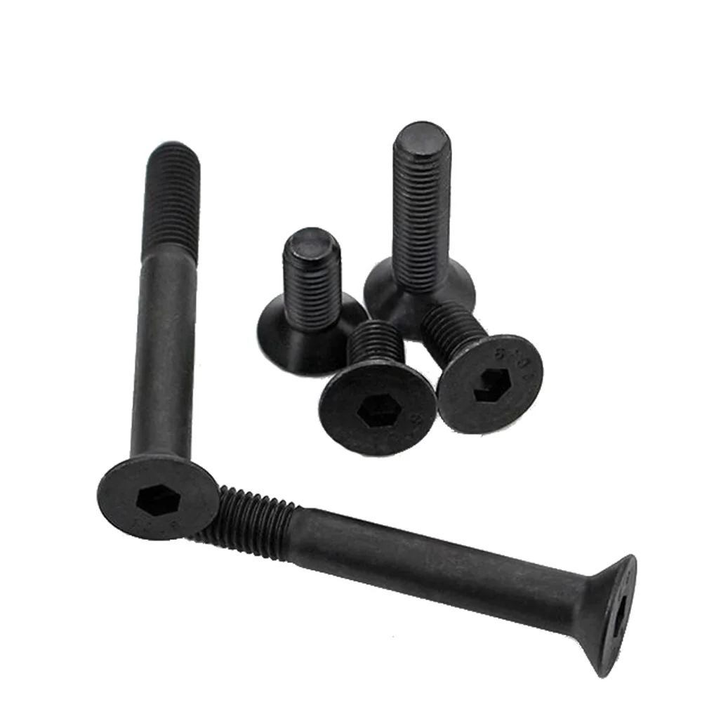 High quality DIN7991 M12*85 CSK countersunk hex socket head screw Machine Screws