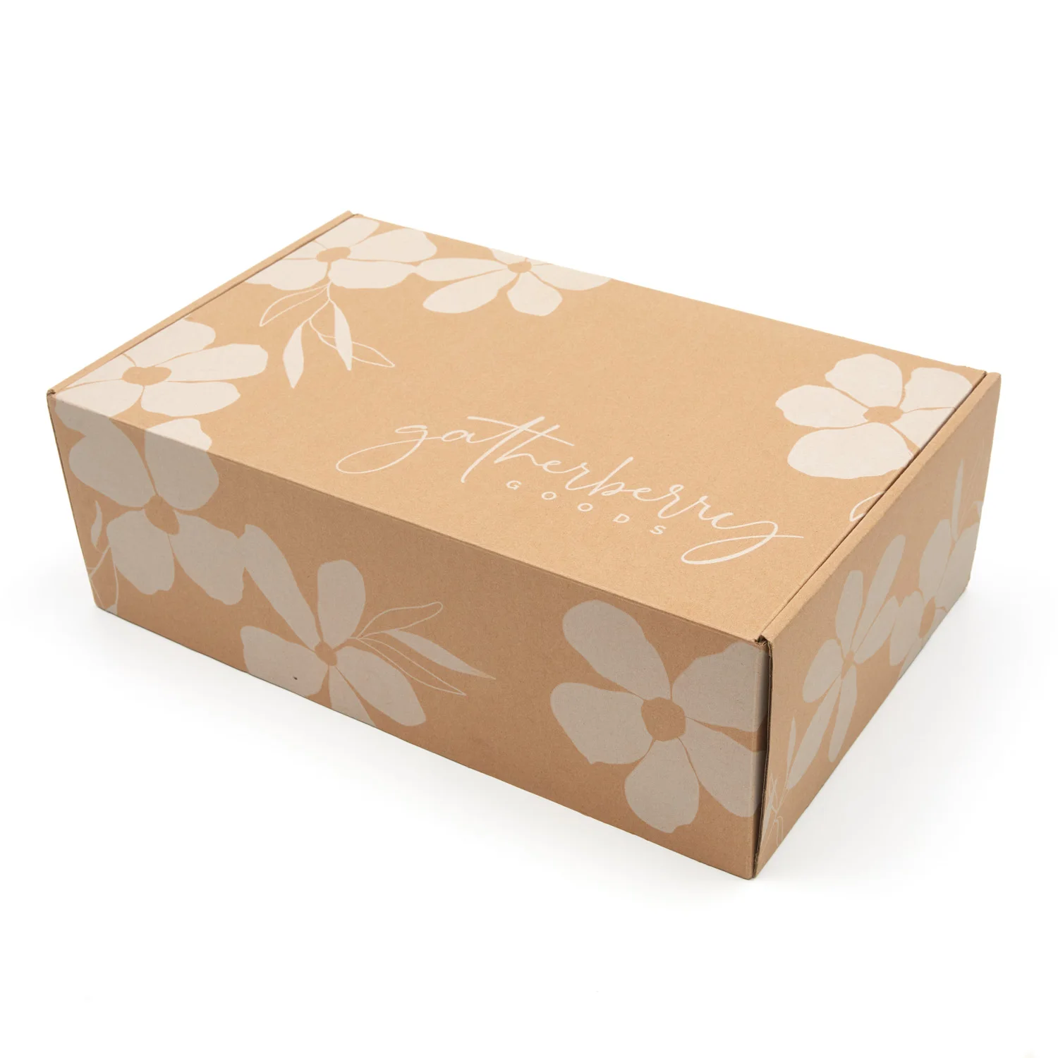 High Quality Custom Kraft Paper Corrugated Box with Silk Printing of Your Own logo