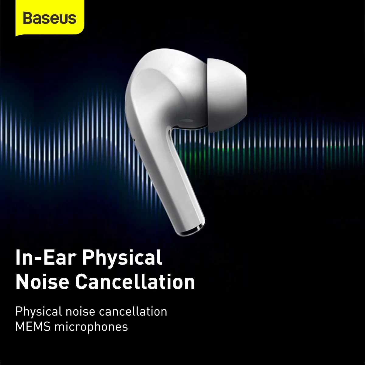 Baseus W3 TWS 5.0 Wireless Earphone In-ear HD Earbuds Touch Control Headset Earphone IPX5 Waterproof Sports Earphones
