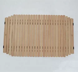 Outdoor Leisure Furniture Camping Wood Folding Roller Table