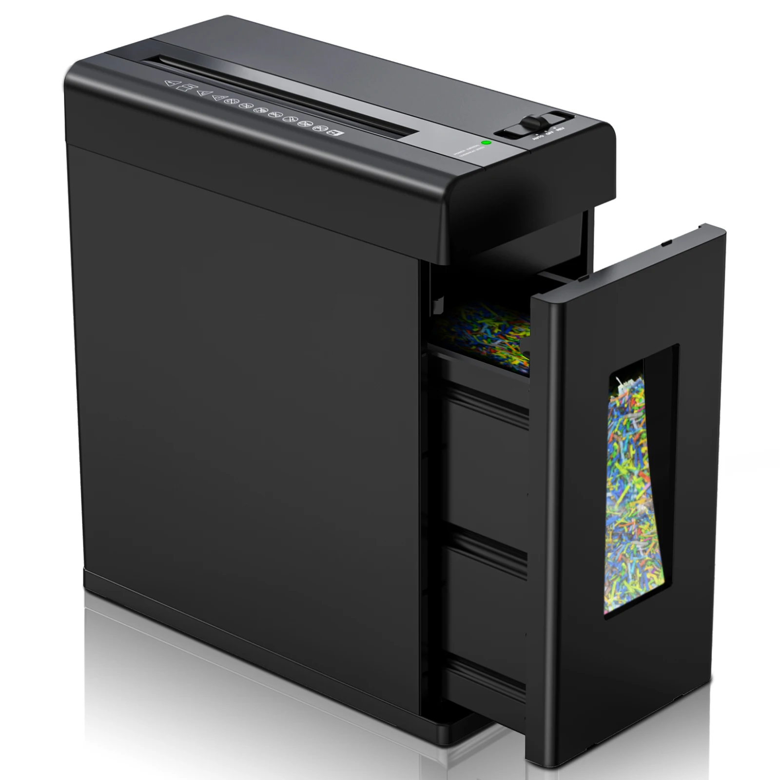 Измельчитель бумаги C516P для дома и офиса, измельчитель бумаги на 5 листов с прозрачным окном на 10 л, микро-измельчитель бумаги